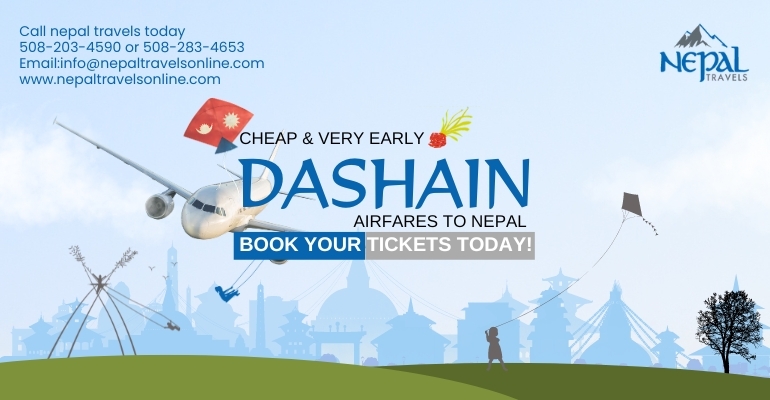 GREAT DASHAIN AIRFARES TO NEPAL - BOOK YOURS TODAY!